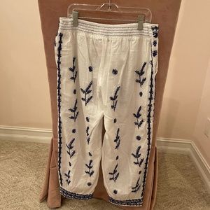 Pool / summer tapered ankle pants